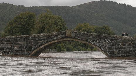 The River Conwy at Llanrwst Photo: Rob Davies