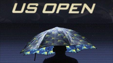 Rain at the US Open