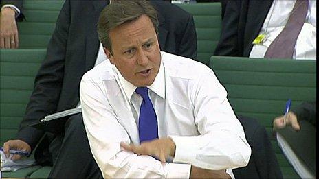 David Cameron at Liaison committee