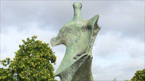 Large Standing Figure: Knife Edge' unveiled in Greenwich Park