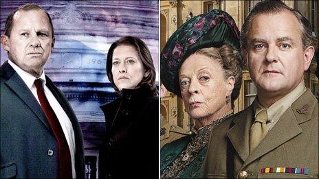 Peter Firth, Nicola Walker, Dame MAggie Smith and Hugh Bourneville