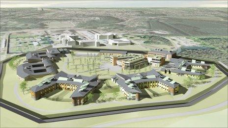 Architect's plans for Broadmoor Hospital