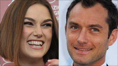 Keira Knightley and Jude Law