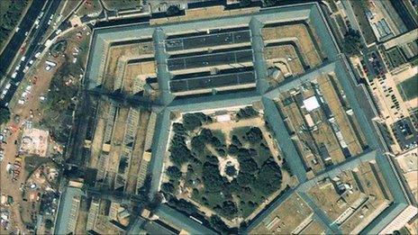 Pentagon - taken 12 September 2001