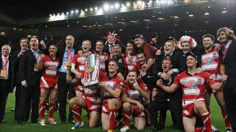 Wigan's Grand Final triumph in 2010