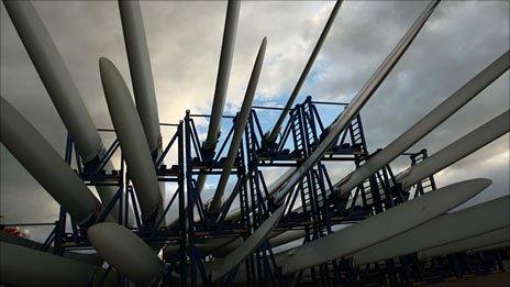 Gordonbush wind farm blades. Pic: Andrew Smith