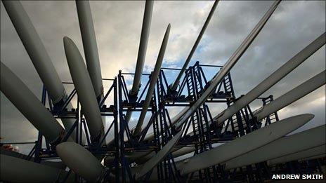 Gordonbush wind farm blades. Pic: Andrew Smith