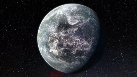 Artist's impression of exoplanet