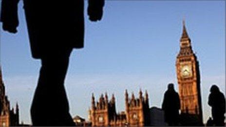 People outside Parliament