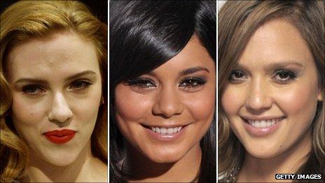 Scarlett Johansson, Vanessa Hudgens and Jessica Alba