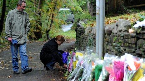 Floral tributes