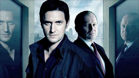 Spooks cast members Richard Armitage and Peter Firth