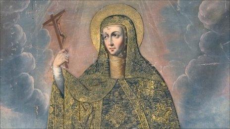 Saint Rose of Viterbo (picture supplied by Art Loss Register)