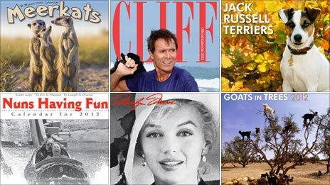 Calendar cover montage