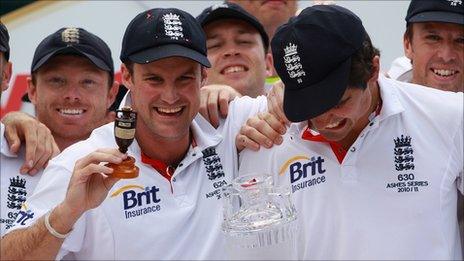 England captain Andrew Strauss