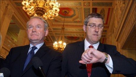 Martin McGuiness and John O'Dowd