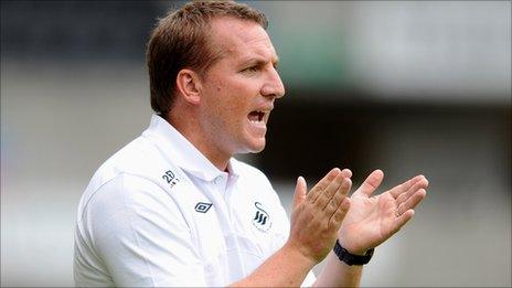 Swansea manager Brendan Rodgers