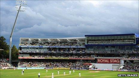 New stand at Edgbaston during this year's England v India Test match