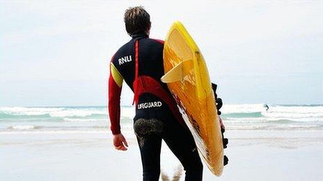RNLI lifeguard (pic: Sam Orchard)