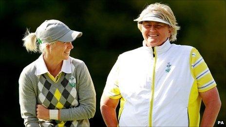 Melissa Reid and Laura Davies