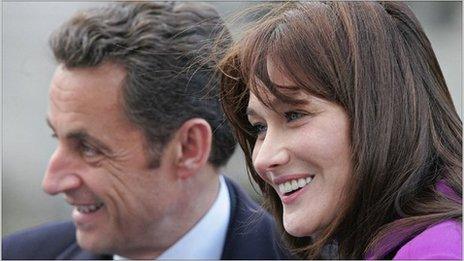 Nicolas Sarkozy and Carla Bruni