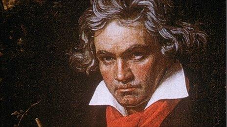 Portrait of Ludwig van Beethoven