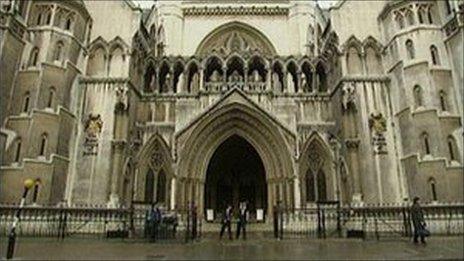 Royal Courts of Justice in London