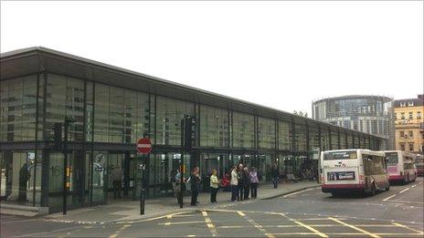 Bath bus station