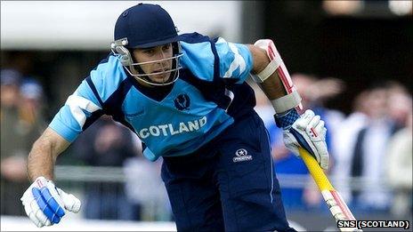 Scottish cricketer Kyle Coetzer