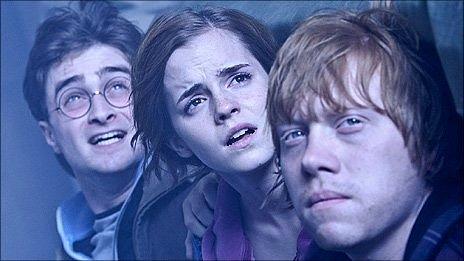 Daniel Radcliffe, Emma Watson and Rupert Grint in Harry Potter and the Deathly Hallows