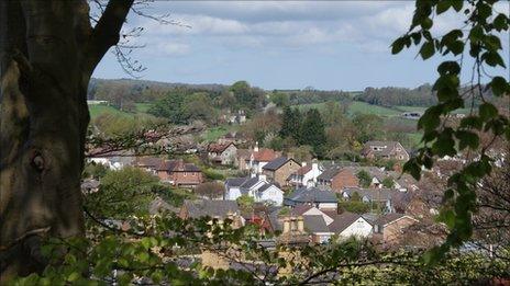 View from Bailey Hill, Mold