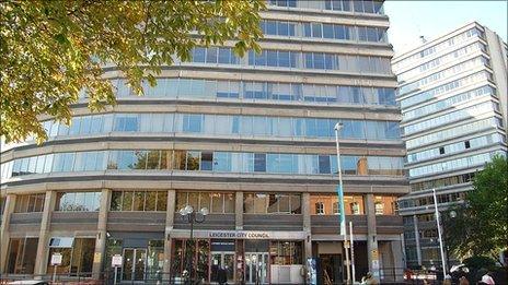 Leicester City Council headquarters on New Walk