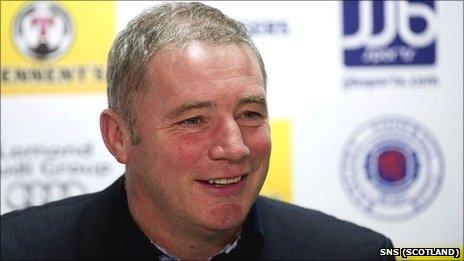 Rangers manager Ally McCoist