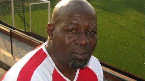 Dumisani Rebombo who runs workshops aimed at changing men's attitudes to rape and sexual violence