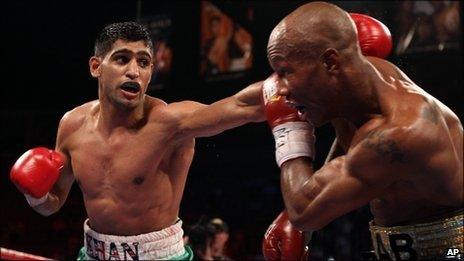 Amir Khan was not troubled by IBF veteran Zab Judah in Las Vegas