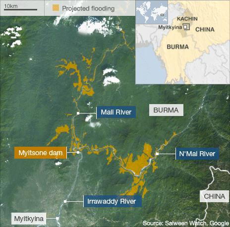 Burma map