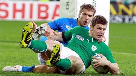 Brian O'Driscoll try