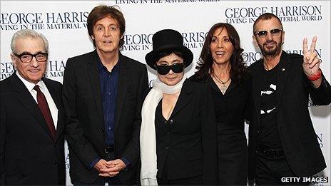 Martin Scorsese, Sir Paul McCartney, Yoko Ono, Olivia Harrison, Ringo Starr