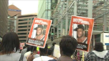 Poster of Mr Brown at the march