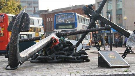 Hull' Merchant Navy memorial