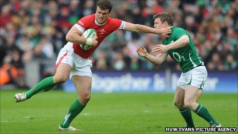 Jamie Roberts and Brian O'Driscoll