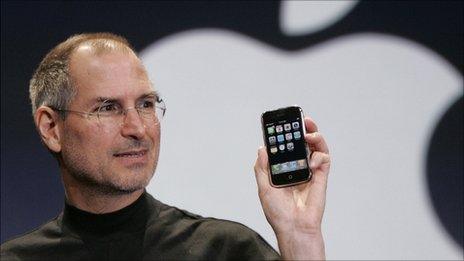 Steve Jobs at the iPhone launch (Jan 2007)