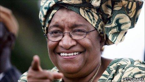 Liberia's President Ellen Johnson-Sirleaf