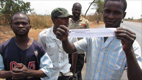 Zambian workers