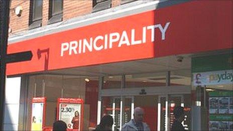 The Principality Building Society in Wrexham