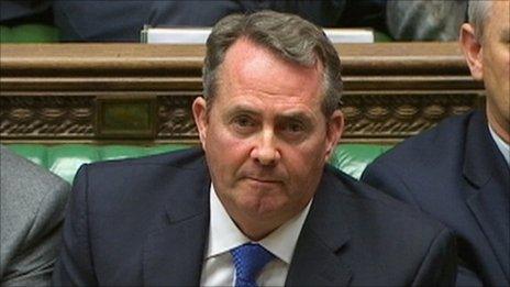 Defence Secretary Liam Fox