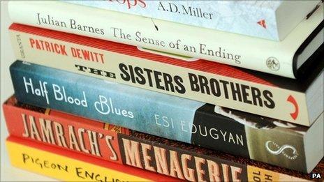 Shortlisted books for the Man Booker Prize 2011