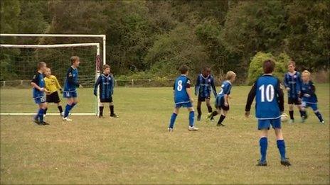 Telford Junior League players