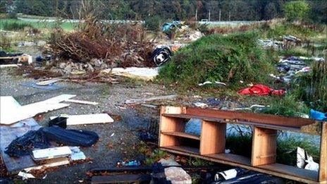 Fly-tipping in Aberdeen