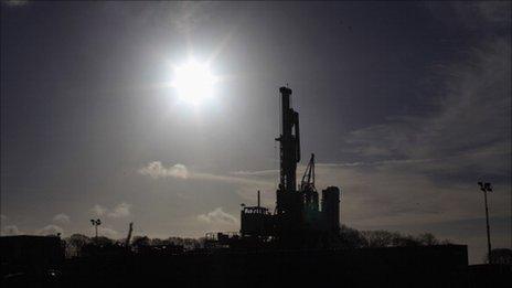 Shale gas drilling in Lancashire